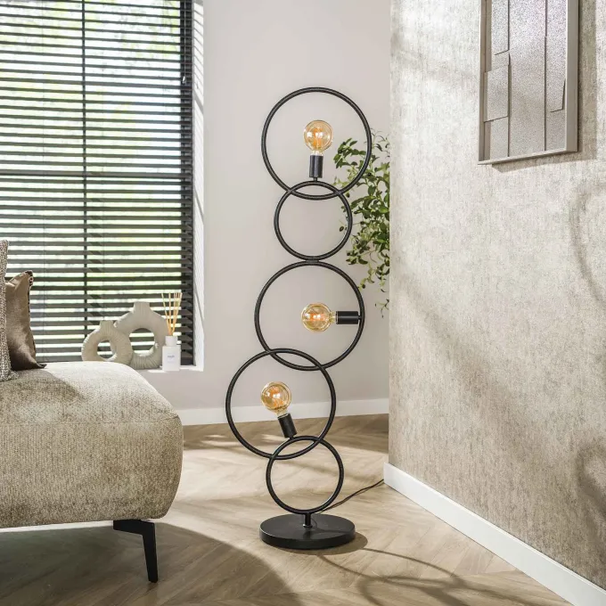 WoonStijl Vloerlamp 3L Loop