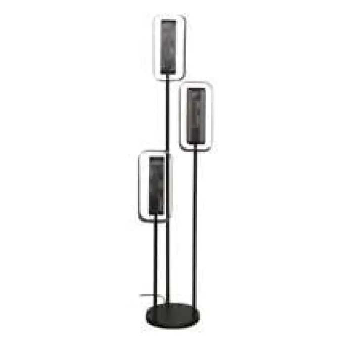 WoonStijl Vloerlamp 3L mesh rotate
