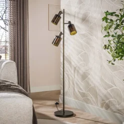WoonStijl Vloerlamp Sepiora 3-lichts Sienna bruin