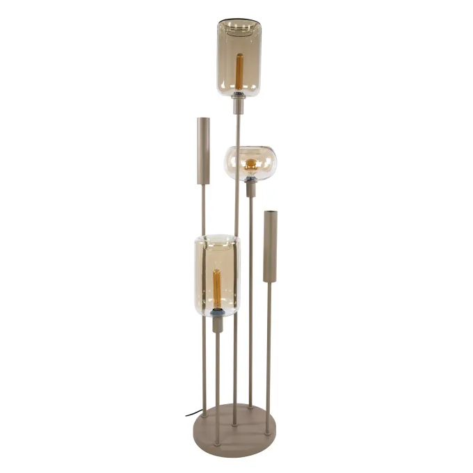 WoonStijl Vloerlamp Serene switch getrapt 2+3-lichts Beige