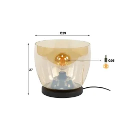 WoonStijl Vloerlamp UP L - Amber