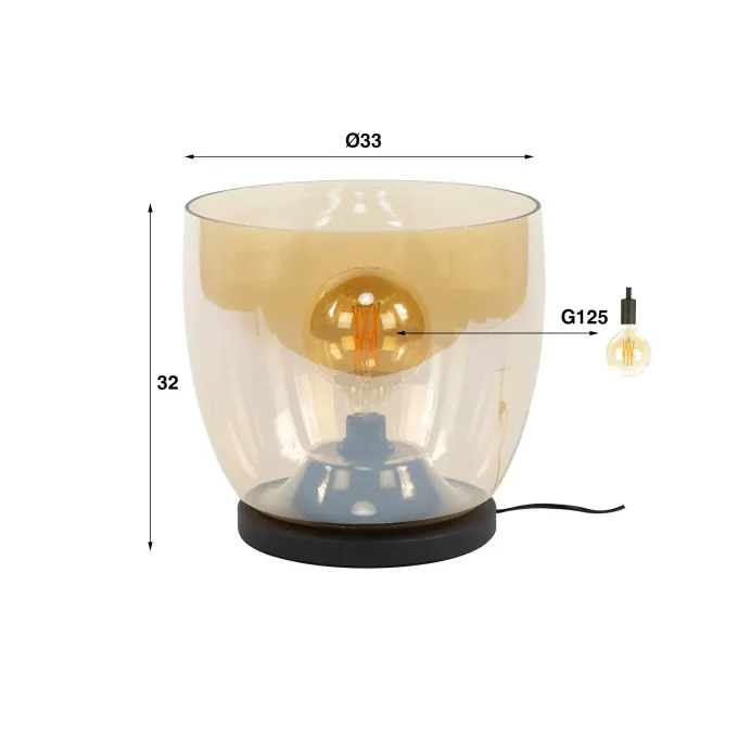 WoonStijl Vloerlamp UP XL - Amber