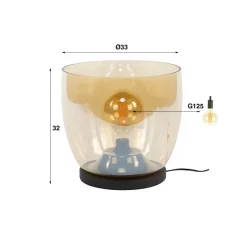 WoonStijl Vloerlamp UP XL - Smoke