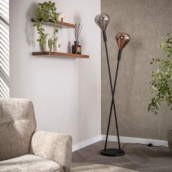 WoonStijl Vloerlamp Wings 2-lichts
