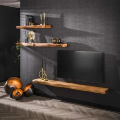WoonStijl Wandplank 100 cm tree massief acacia naturel