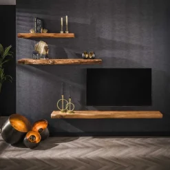 WoonStijl Wandplank Tree massief acacia 200 cm