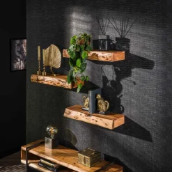 WoonStijl Wandschap Tree met lade set van 3