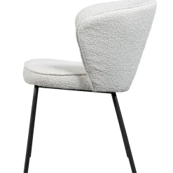Woood Admit eetkamerstoel bouclé naturel