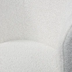 Woood Admit eetkamerstoel bouclé naturel