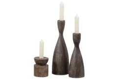 Woood Aiden Kandelaar Hout Bruin