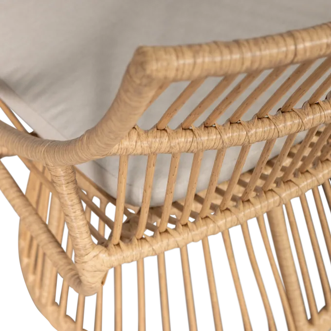 Woood Alatna tuinstoel wicker naturel