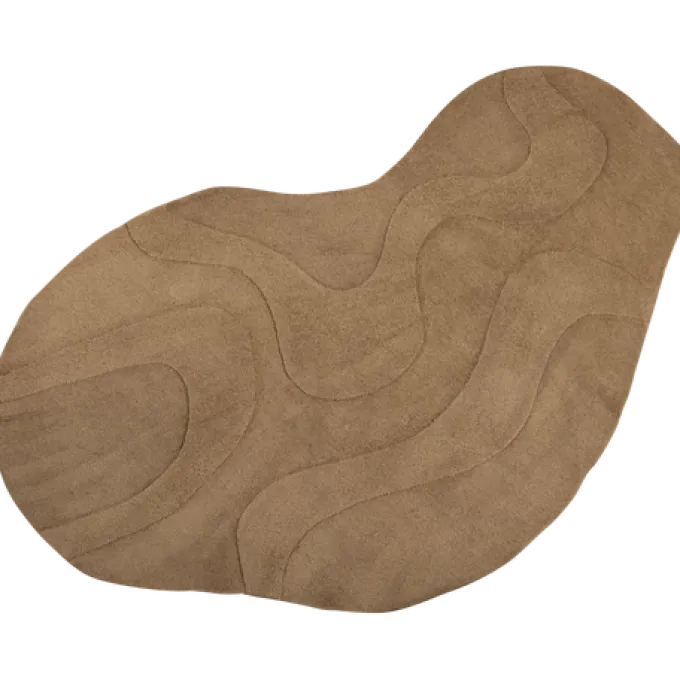 Woood Alya Vloerkleed Organisch Pale Brown 170x240cm