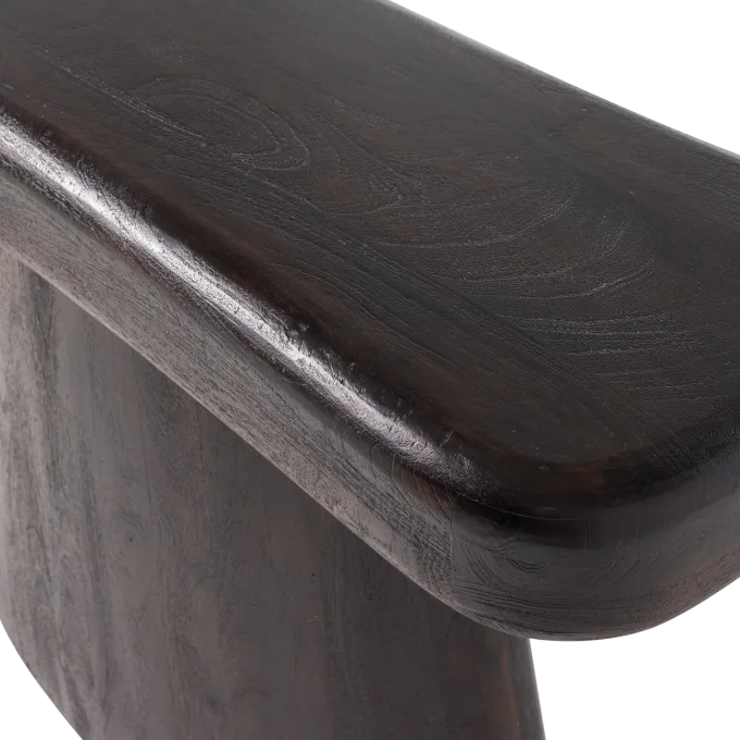 Woood Amco Sidetable Mango Hout Zwart