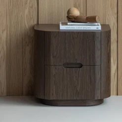 Woood Arvi Ladekast/Nachtkastje 2 Lades Hout Fineer Bruin