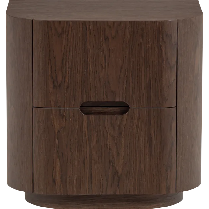 Woood Arvi Ladekast/Nachtkastje 2 Lades Hout Fineer Bruin