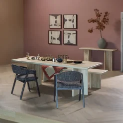 Woood Ato Eettafel 220x90 Cm Mangohout Naturel