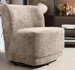 Woood Atty Draaifauteuil Zand