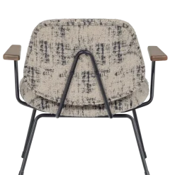 Woood Aure fauteuil chenille beige/zwart