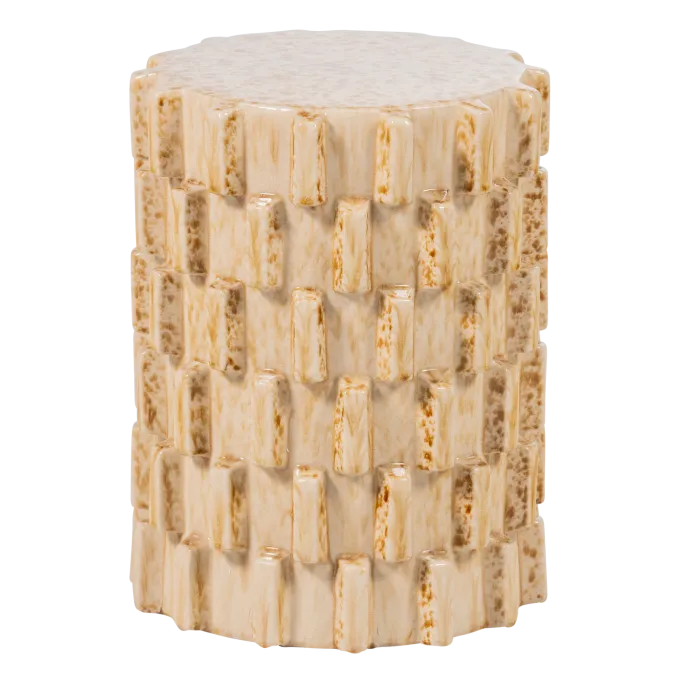 Woood Axu Decoratieve Bijzettafel O35x45 Cm Keramiek Zand