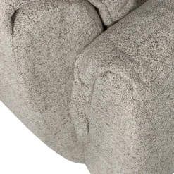 Woood Baggy draaifauteuil geweven stof naturel melange