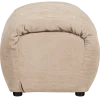 Woood Baggy hocker geweven chenille zand