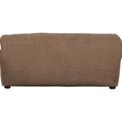 Woood Baggy hocker geweven chenille bruin