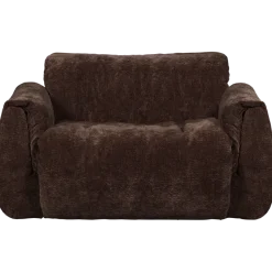 Woood Baggy loveseat 3d chenille donkerbruin