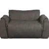 Woood Baggy loveseat geweven stof warmgrijs melange