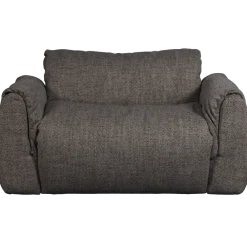 Woood Baggy loveseat geweven stof warmgrijs melange