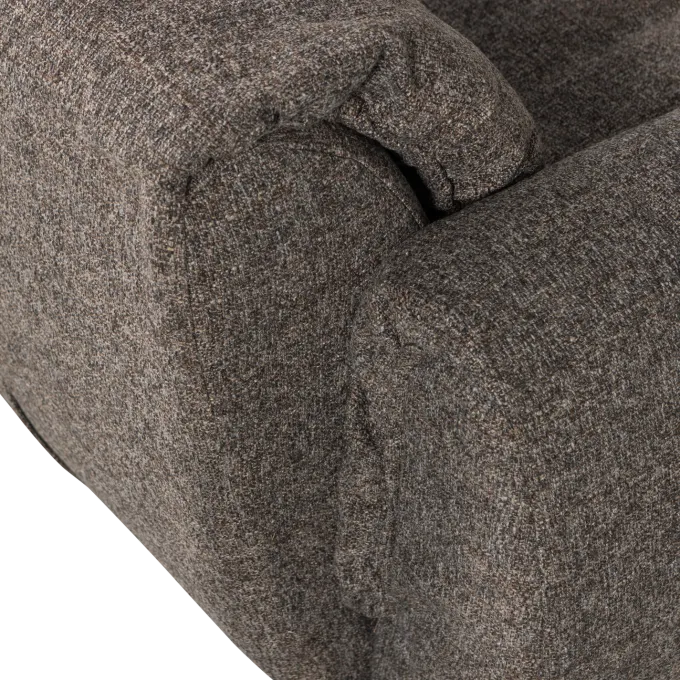 Woood Baggy loveseat geweven stof warmgrijs melange