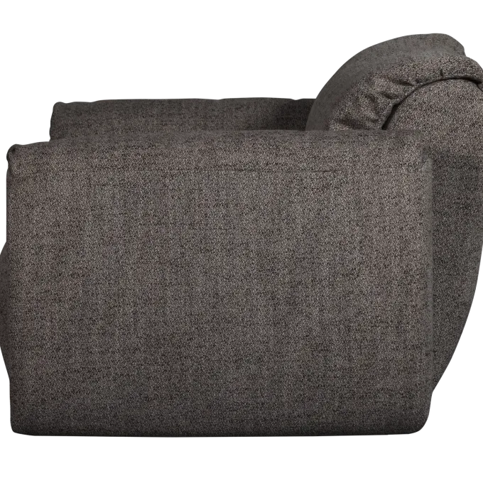 Woood Baggy loveseat geweven stof warmgrijs melange