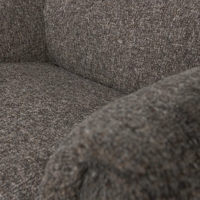Woood Baggy loveseat geweven stof warmgrijs melange