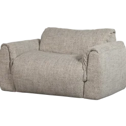 Woood Baggy loveseat geweven stof naturel melange