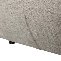 Woood Baggy loveseat geweven stof naturel melange