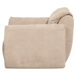 Woood Baggy loveseat geweven chenille zand