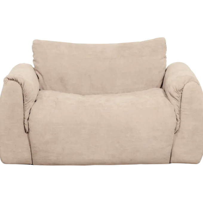 Woood Baggy loveseat geweven chenille zand