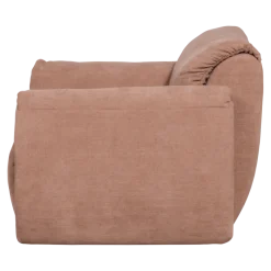 Woood Baggy loveseat geweven chenille oudroze