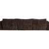 Woood Baggy 3-zits bank 3d chenille donkerbruin