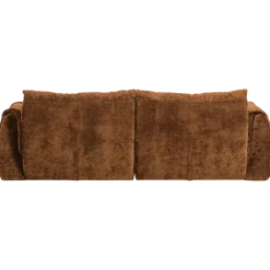 Woood Baggy 2-zits bank 3d chenille middenbruin