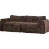 Woood Baggy 2-zits bank 3d chenille donkerbruin