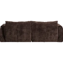 Woood Baggy 2-zits bank 3d chenille donkerbruin