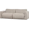 Woood Baggy 2-zits bank geweven stof naturel melange