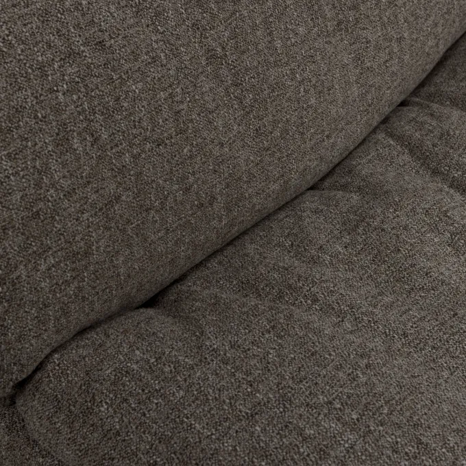 Woood Baggy 2-zits bank geweven stof warmgrijs melange