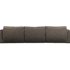 Woood Baggy 3-zits bank geweven stof warmgrijs melange