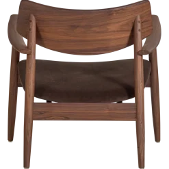 Woood Bask Fauteuil Walnoothout Bruin