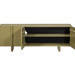 Woood Basu tv meubel 152cm grenen moss [fsc]