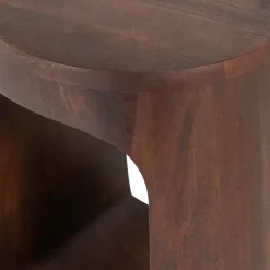 Woood Bayo bijzettafel mango hout walnoot