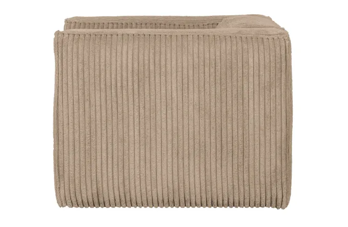 Woood Bean Fauteuil Grove Ribstof Travertin