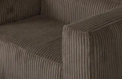 Woood Bean Fauteuil Grove Ribstof Mud