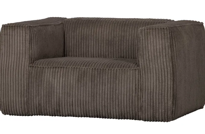 Woood Bean Fauteuil Grove Ribstof Mud